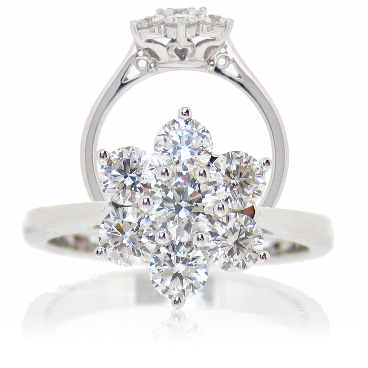 Floral Cluster Ring - Holdsworth Bros