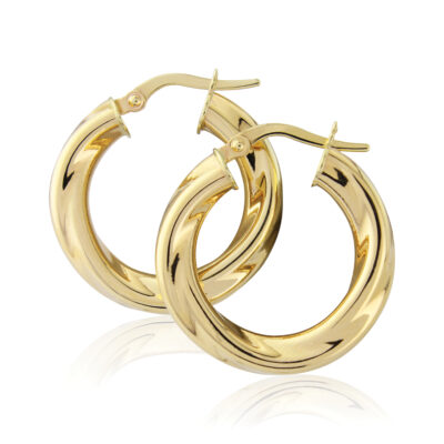 Twisted Hoop Earrings